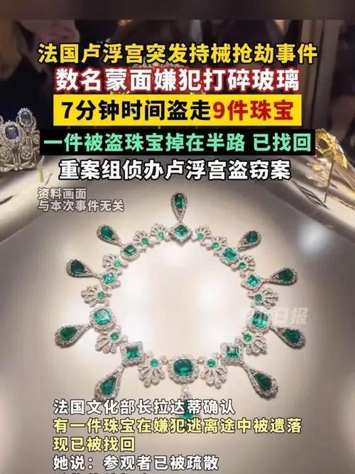 卢浮宫被盗珠宝追回,两件失窃珠宝成功找回