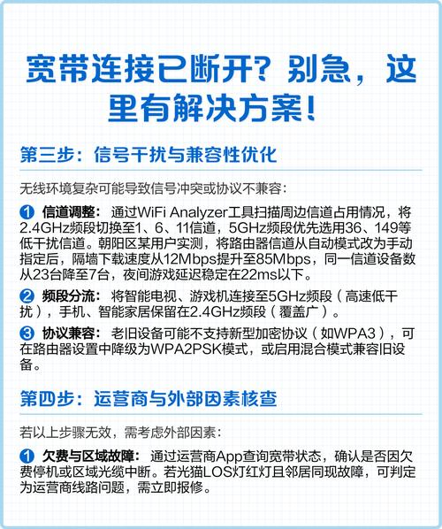 宽带坏了该如何解决?