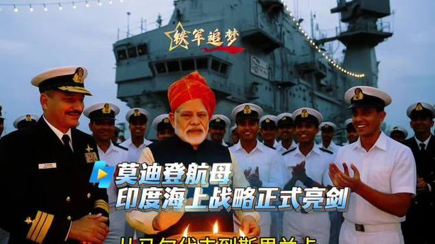 莫迪登上印度首艘国产航母