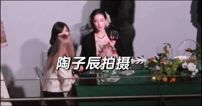 杨幂与刘亦菲同坐晚宴桌