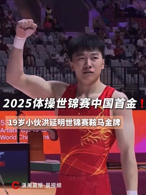 洪延明夺得体操世锦赛男子鞍马冠军