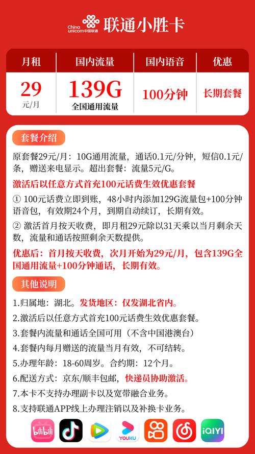 联通卡送外卖套餐怎么样？