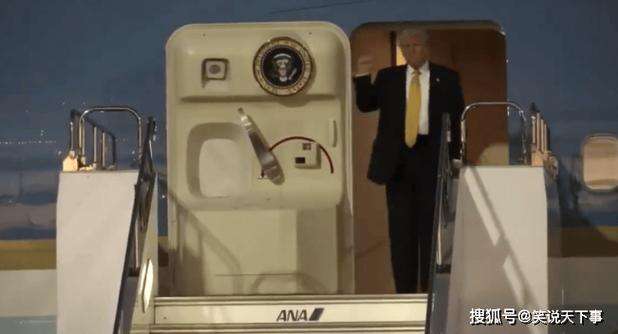 日本天皇英语欢迎特朗普，两国元首握手言欢