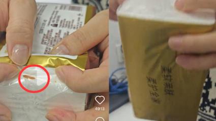 未开封清风抽纸内惊现活虫，客服回应揭秘
