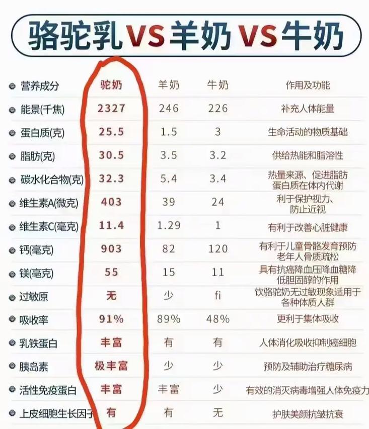 驼奶，超越牛奶十倍的神秘营养价值？