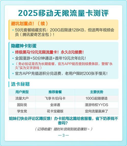 移动卡怎么改无限量套餐?