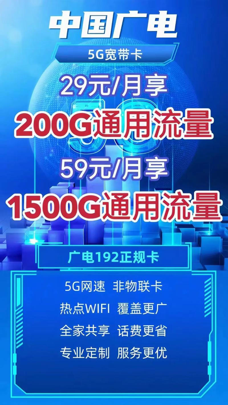广电的5g卡什么套餐好?