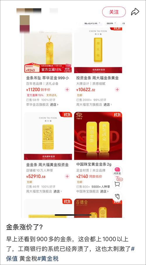 黄金征税对民众购买金饰无影响