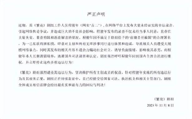 繁花剧组回应王家卫录音争议，揭秘背后真相，澄清误会与争议