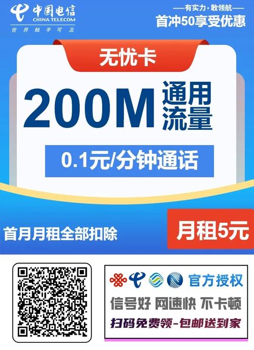 常规电信手机卡有哪些套餐？