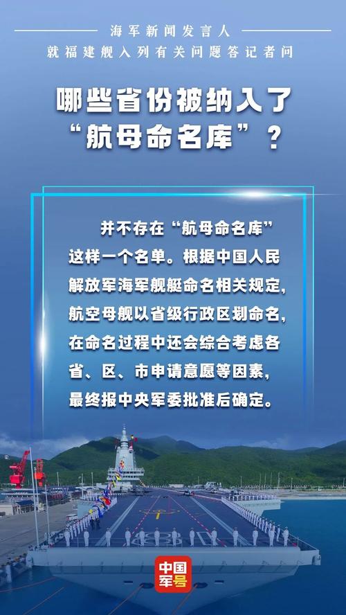 海军回应，哪些省份被纳入航母命名库？