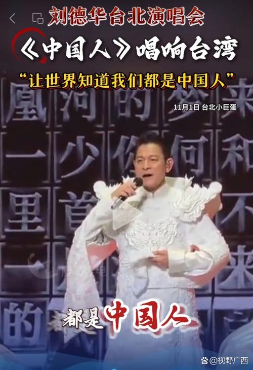 刘德华再唱《中国人》掀全场大合唱