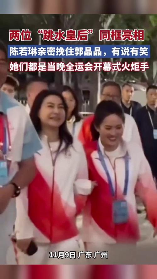 马琳陈若琳郭晶晶等传递火炬