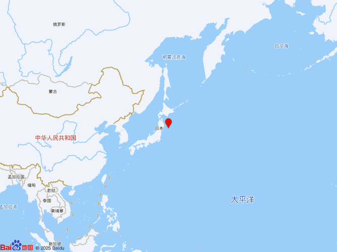 日本本州东部远海连续地震两次