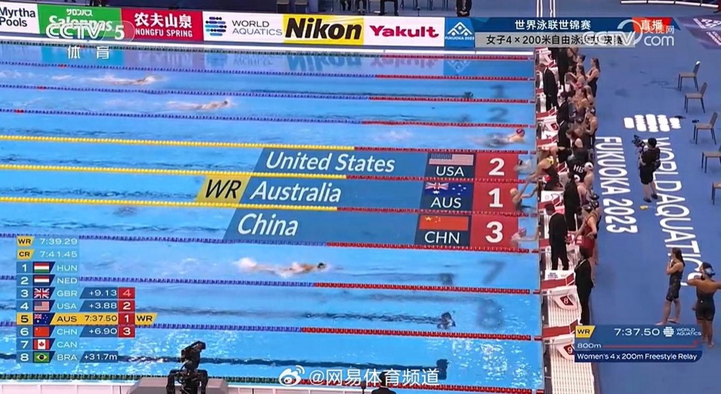 河北队夺女子4X200米自接力金牌