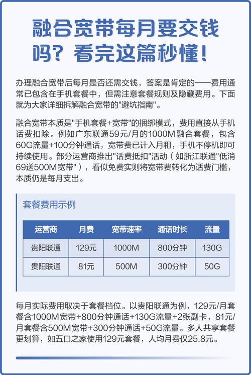 装宽带如何扣费用的啊?