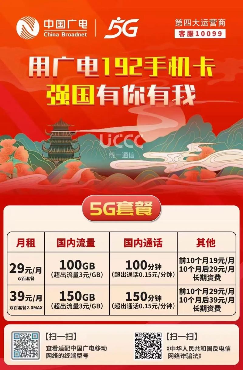 广电手机卡的套餐是什么?
