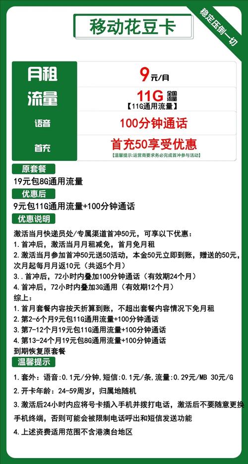 中国移动话卡套餐有哪些？如何选择最划算？