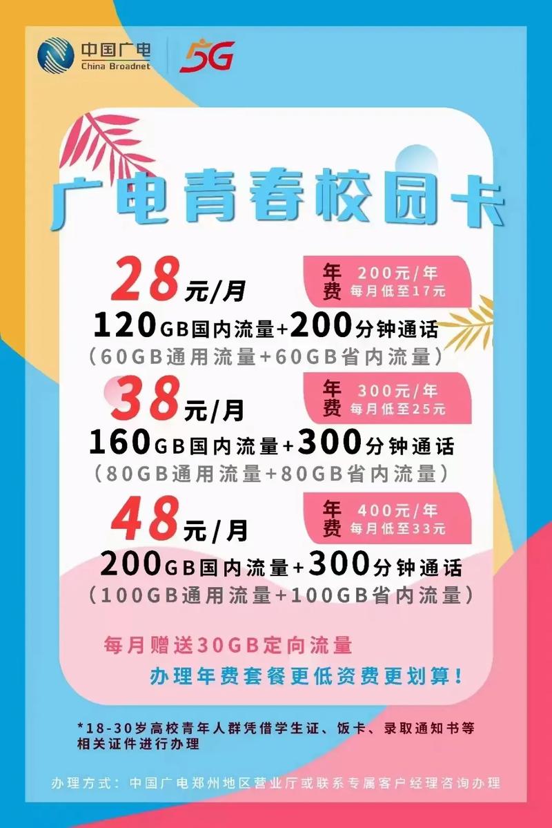 随州市校园卡有哪些套餐？