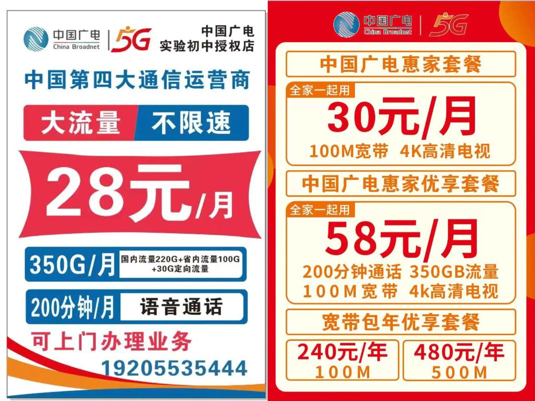 广电流量卡套餐有哪些？