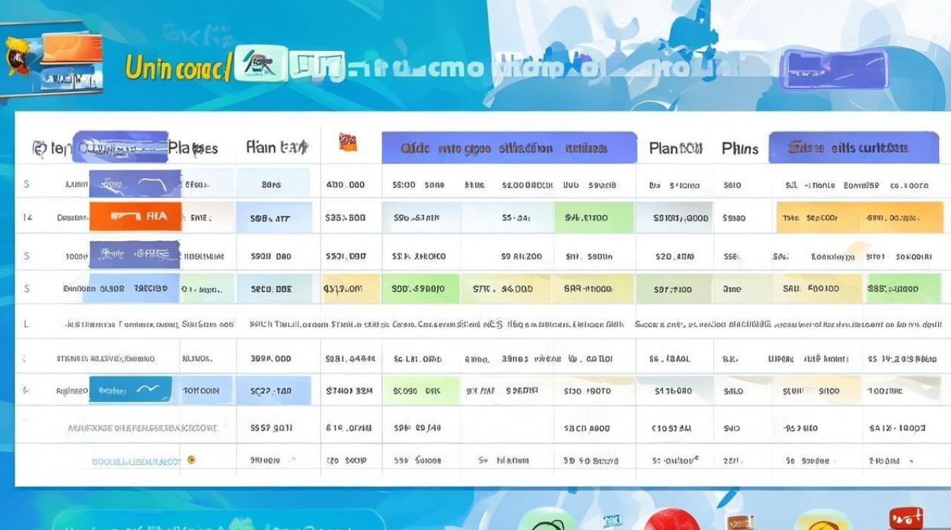 联通如意通卡套餐种类丰富，具体包含哪些套餐？价格和流量详情？